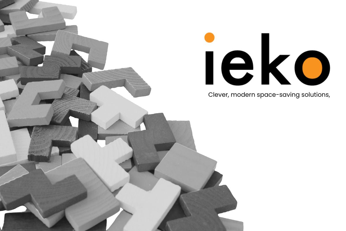 Load video: A 30-second brand introduction video for Ieko, showcasing modern, clever space-saving solutions for small homes, apartments, and minimalist living. The video features before-and-after shots of cluttered spaces transforming into neatly organised rooms using foldable racks, storage organisers, and minimalist home products. Includes text overlays highlighting Ieko’s mission to simplify space and promote purposeful living.